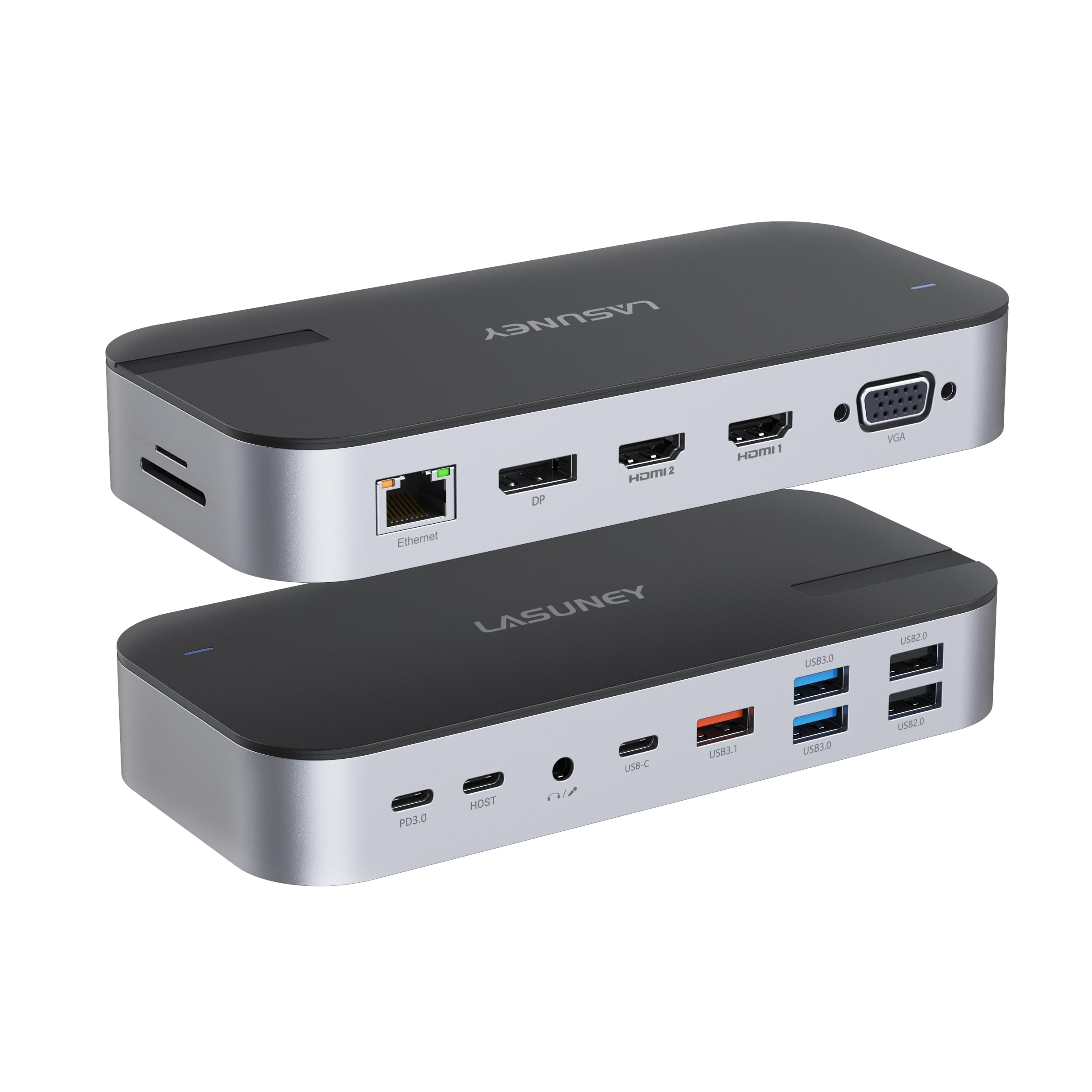 USB C Laptop Docking Station Dual Monitor, 15 in 1 Dock with 4K ...