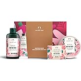 The Body Shop British Rose Collection Gift Set - 4 Piece Set, Shower Gel, Body Butter, Hand Cream, Face & Body Bar, Vegan