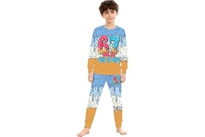 67 Meme 𝗽𝗮𝗷𝗮𝗺𝗮𝘀 Sets for Boys Girls 6 7 Meme Ice Cream Long Sleeve 2pcs Clothes Sets Six Seven Outfit for Kids