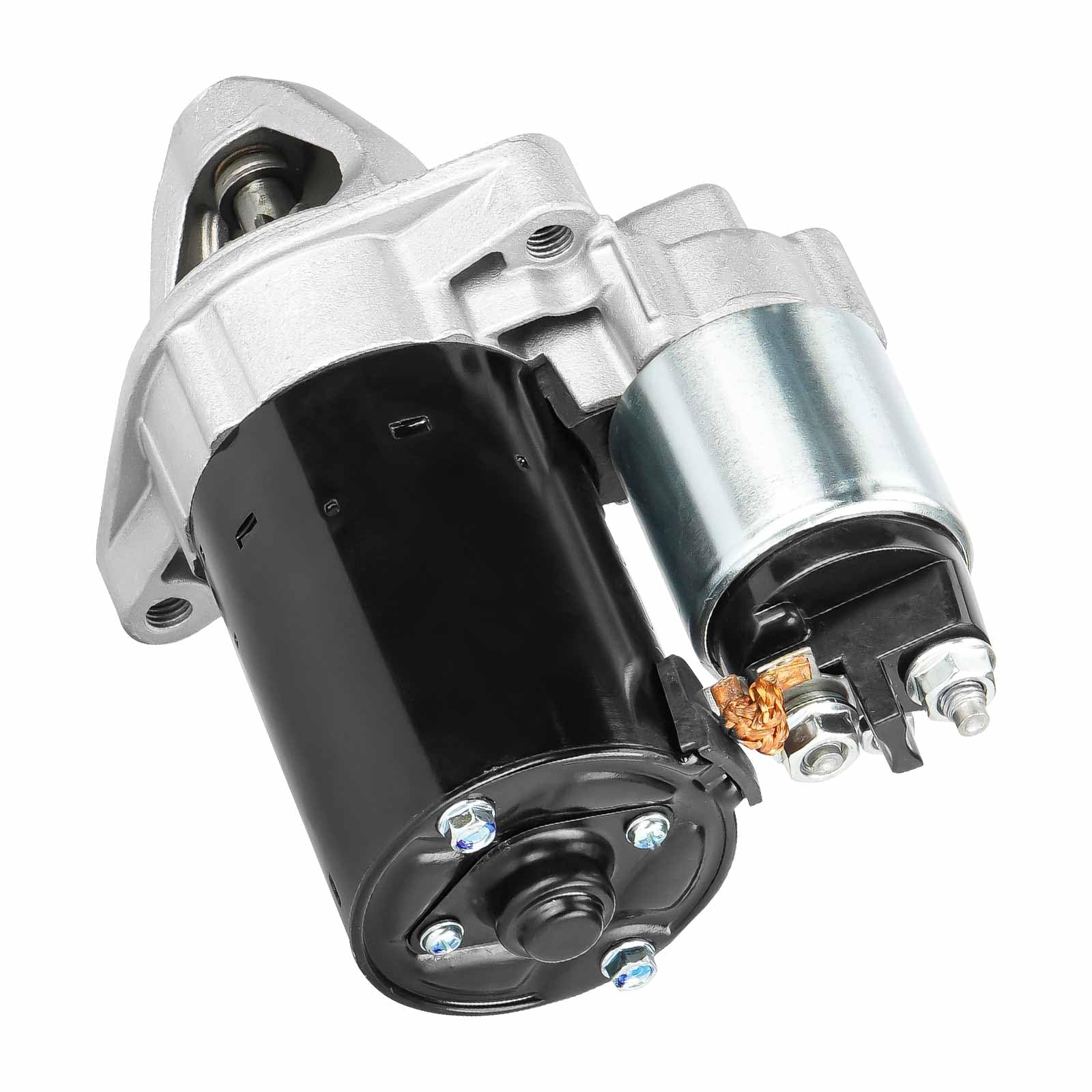 Photo 1 of Starter 1.8L 1.8 Fit for Mercedes Benz C230 2003 2004 2005 1.8L, for C250 2012 2013 2014 2015 1.8L, for SLK250 2012 2013 2014 1.8L, 410-24201 0-001-107-406 0-986-020-350 113513 410-24201 17366