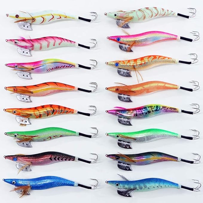 タコエギ 4 0号 16色柄 16本 セット 0takoegi40h16cd エギング タコエギ 蛸 釣り タコ釣り 仕掛け 風迎 Fugei ルアー Amazon