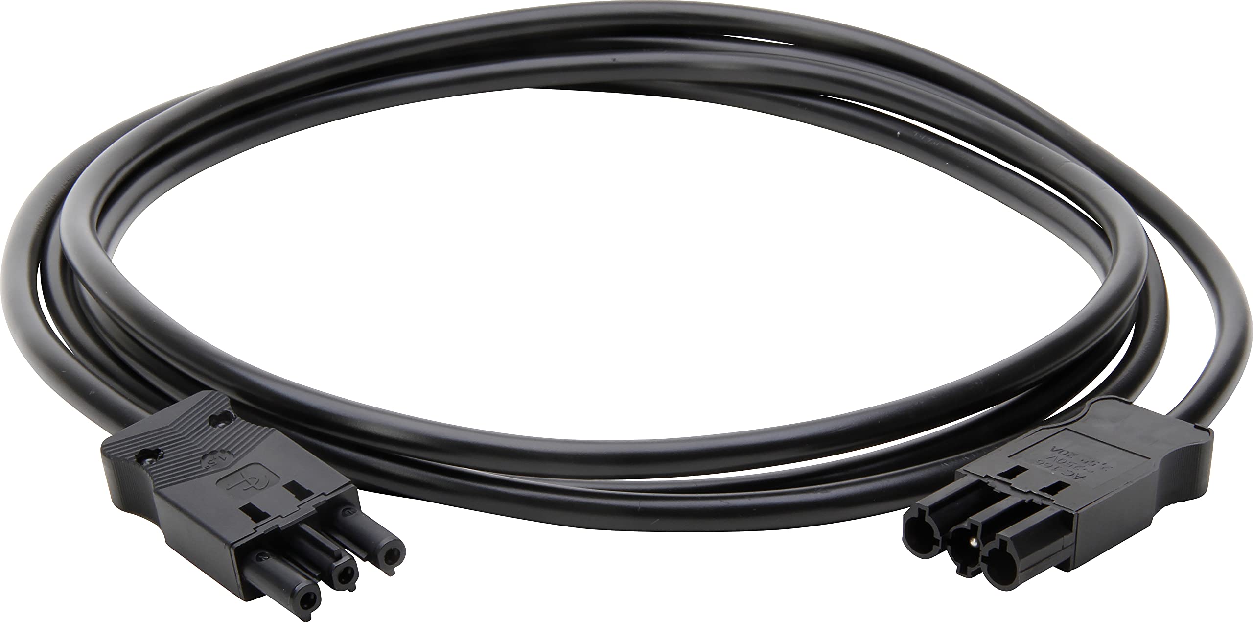 Kopp Connecting cable, compatible with GST18 on both sides, colour: black, 3 metres, 226503042