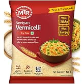 MTR Seviyan Vermicelli - Vermicelli made From 100% Wheat Semolina (Suji) - No Added Maida - Non-Sticky and Non-Lumpy - No Added Preservatives - 440g