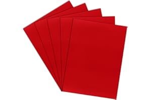 DONMON Aida Cloth 14 Count Cross Stitch Fabric,12×18inch,5Pcs (red)