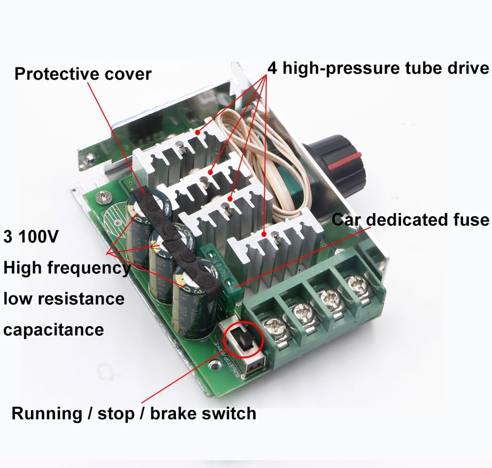 RioRand 7-70V PWM DC Motor Speed Controller Switch 30A - - 