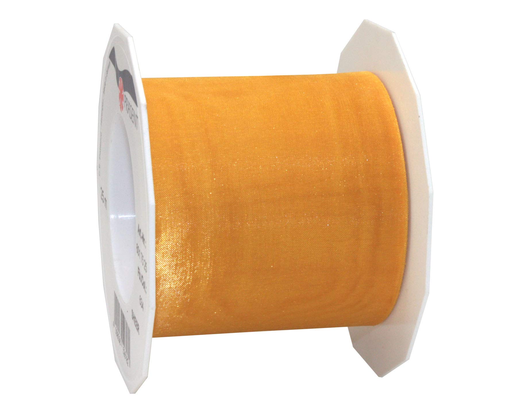C.E. Pattberg Sheer Organza Ribbon Sunny Yellow, 27 Yards Gift Wrap Ribbon, 2.8 inches Width, Accessories for Decoration & Handicrafts, Decoration Ribbon for Presents, for Every Occasion