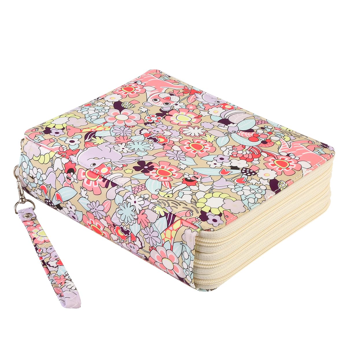 Lbxgap Portable Colored 168 Slots Pencil case
