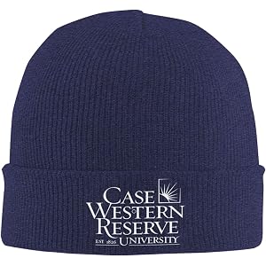 Case Western Reserve University Beanie Hat for Men and Women Winter Warm Hats Knit Slouchy Thick Skull Cap