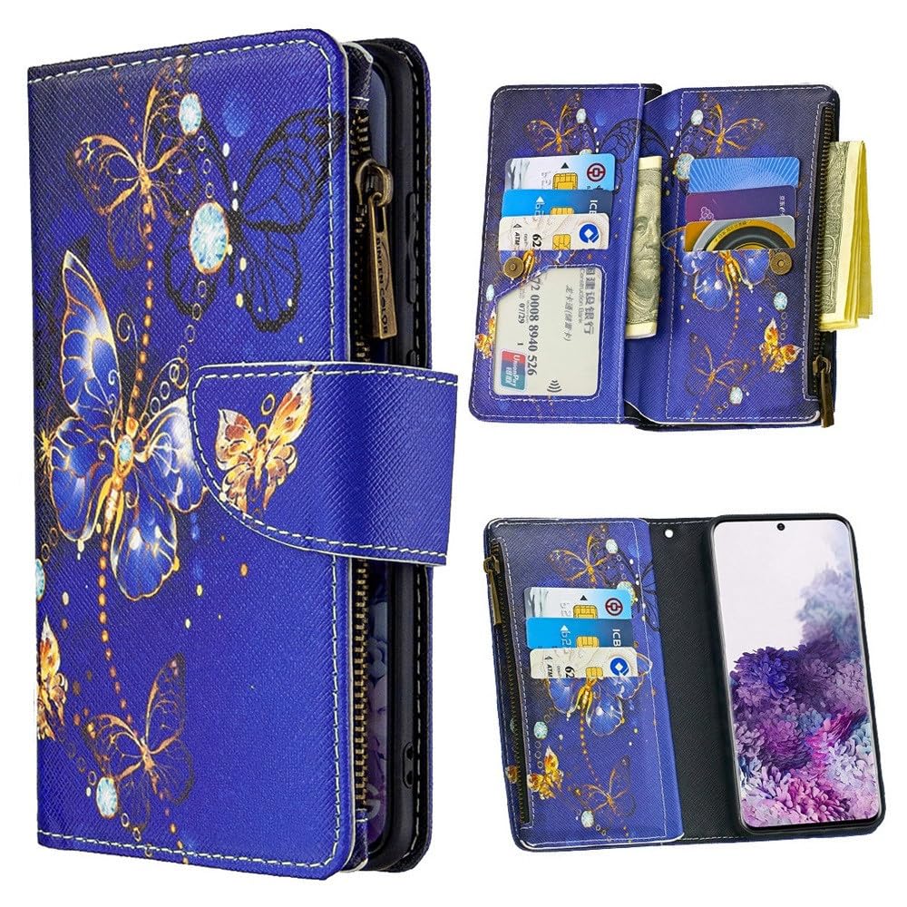 XYX Wallet Case for Samsung S20 FE, Colorful PU