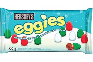 HERSHEY'S EGGIES Christmas & Holiday Chocolate Eggs, Easter Candy, Good for Kids Candy, 227g