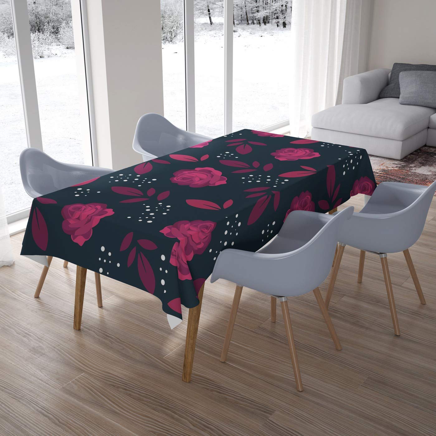 Bonamaison Kitchen Decoration, Tablecloth, 140cm x 200cm - Designed and Manufactured in Turkey