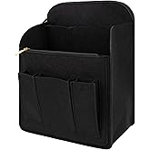 Kingshion Large Capacity Backpack Organizer Insert - Felt Storage Insert for 10"+ Backpacks, Rucksacks & Travel Bags | Vertical Design with Shoulder Strap Slot & Interior Pockets - Black