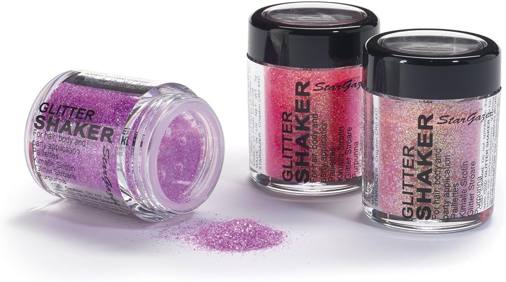 Stargazer 6 Loose Pastel Glitter Set and Fixing Gel Amazon Exclusive Kit, Multicolor - Image 4