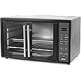 Oster Air Fryer Oven, 10-in-1 Countertop Toaster Oven Stainless Steel French Doors