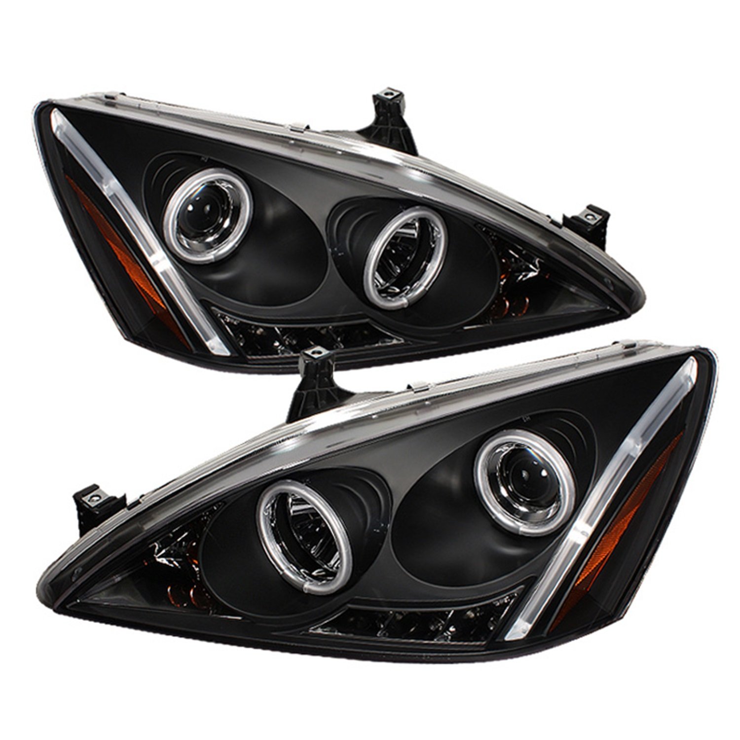 Amazon.com: Spyder Auto Honda Accord Black CCFL Halogen LED Projector  Headlight: Automotive