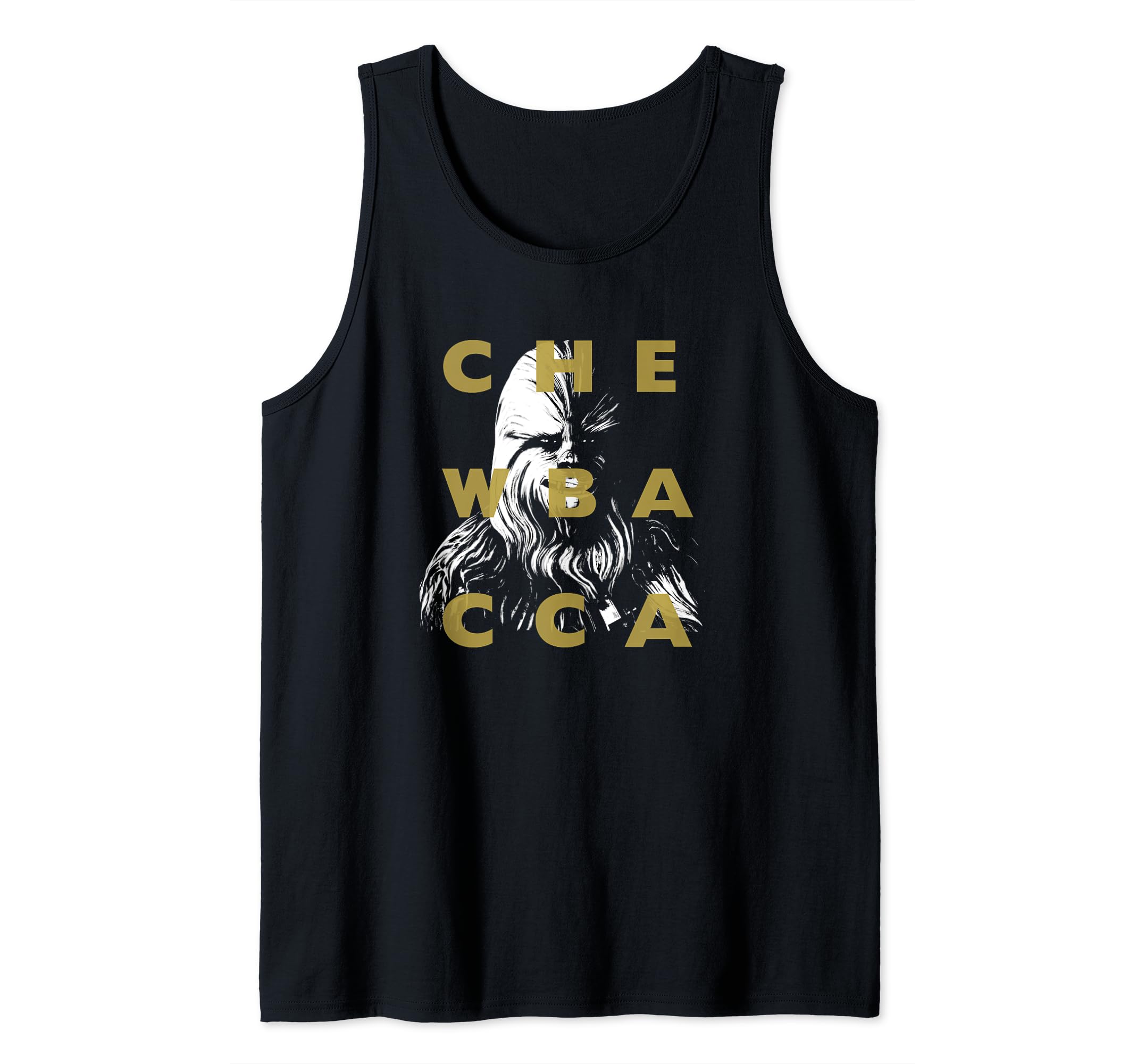 Star Wars: Clone Wars Chewbacca Text Overlay Tank Top