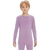Iguana Unisex Kids 100% Merino Wool Base Layer Top Thermal Underwear Shirt for Girls and Boys