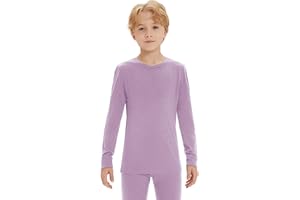Iguana Unisex Kids 100% Merino Wool Base Layer Top Thermal Underwear Shirt for Girls and Boys