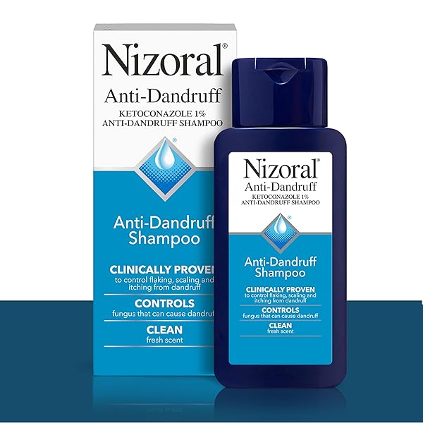 NIZORAL ANTI-DANDRUFF SHAMPOO WITH 1% KETOCONAZOLE, FRESH SCENT, 7 FL OZ
