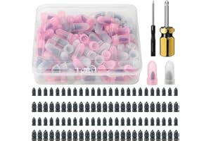 Linkstyle 100PCS Flat Tire Repair Rubber Nails Kit, Tire Plug Kit for Car Truck ATV Tyre Puncture Repair