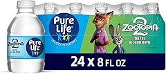 Pure Life Purified Water Bottles, 24 Pack - Still Bottled Water Enhanced with Minerals for a Crisp Taste, Plastic Bottles - 8