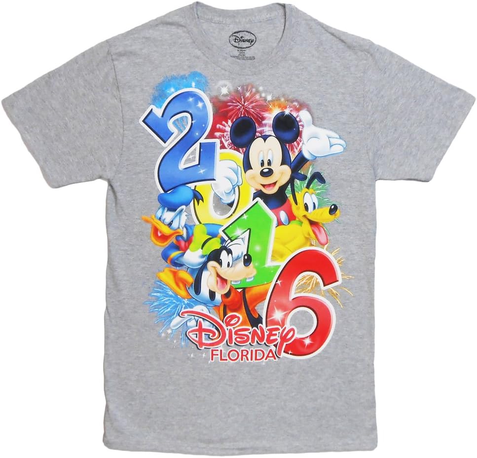 Disney Adults 2016 Four Stars Tee X-Large Grey