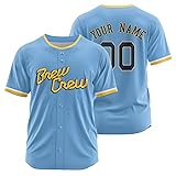 Custom Baseball Jersey - Personalized Name & Number