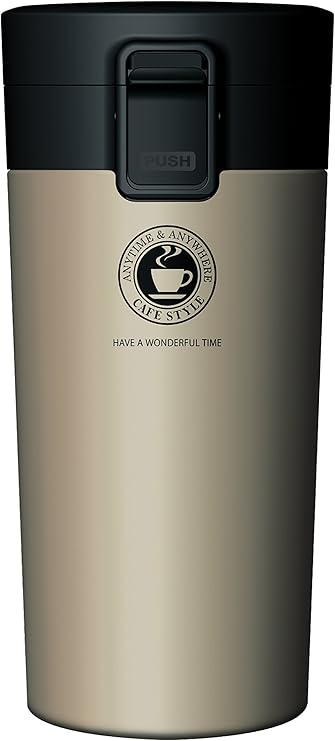 Amazon アスベル 真空断熱携帯タンブラー 370ml シャンパンゴールド 水筒 マグボトル オンライン通販