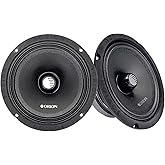 ORION Cobalt CM654 High Efficiency 6.5" Mid-Range Bullet Loudspeakers, 1000W Max Power, 250W RMS, 4 Ohm, 1.5" Voice Coil - Pr