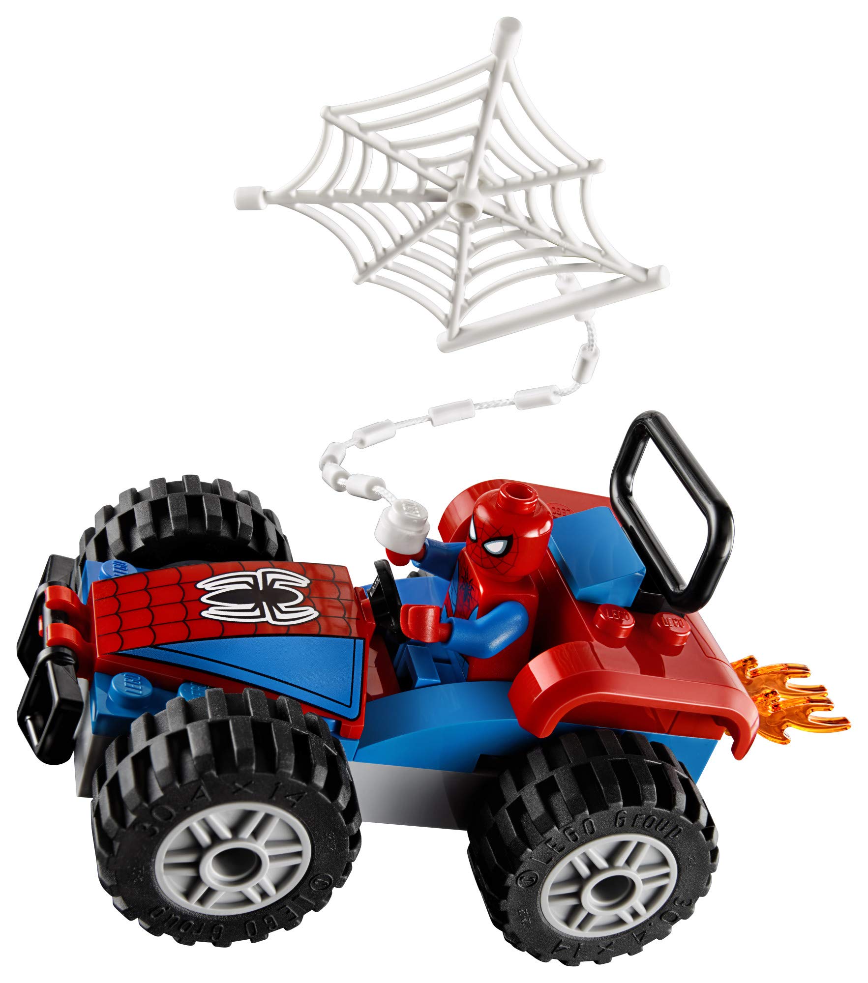 lego spider man car
