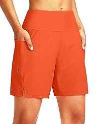 G Gradual Women's 7" Long Swim Board Shorts High
