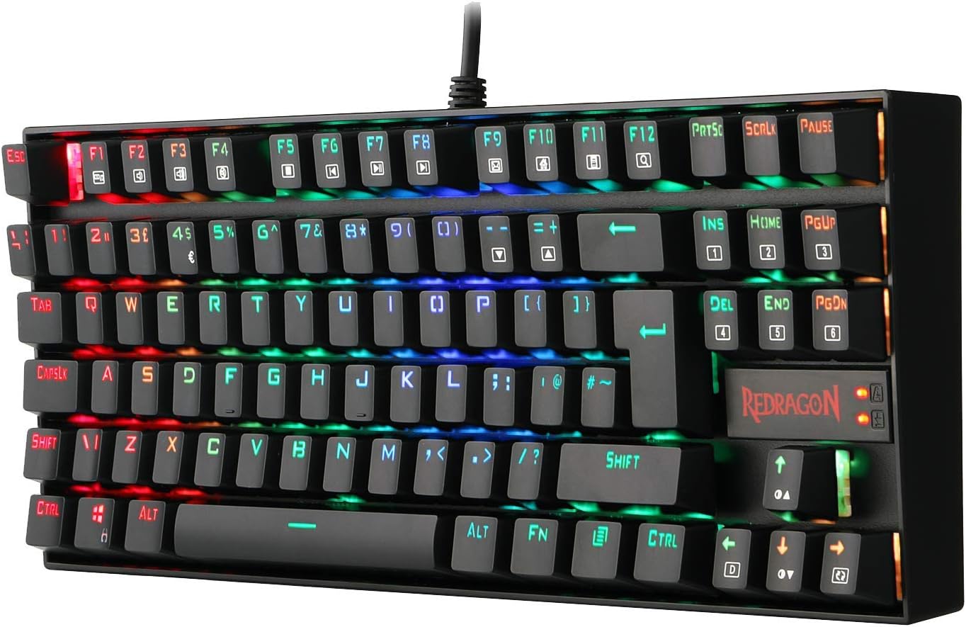 Redragon K552 60 Mechanical Gaming Keyboard Wired with Amazon.co.uk