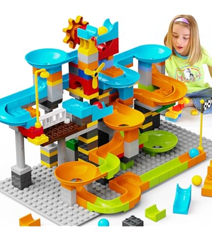 Marble Race Burgkidz Legos For Toddlers 3-5 Burgkidz Marble Run