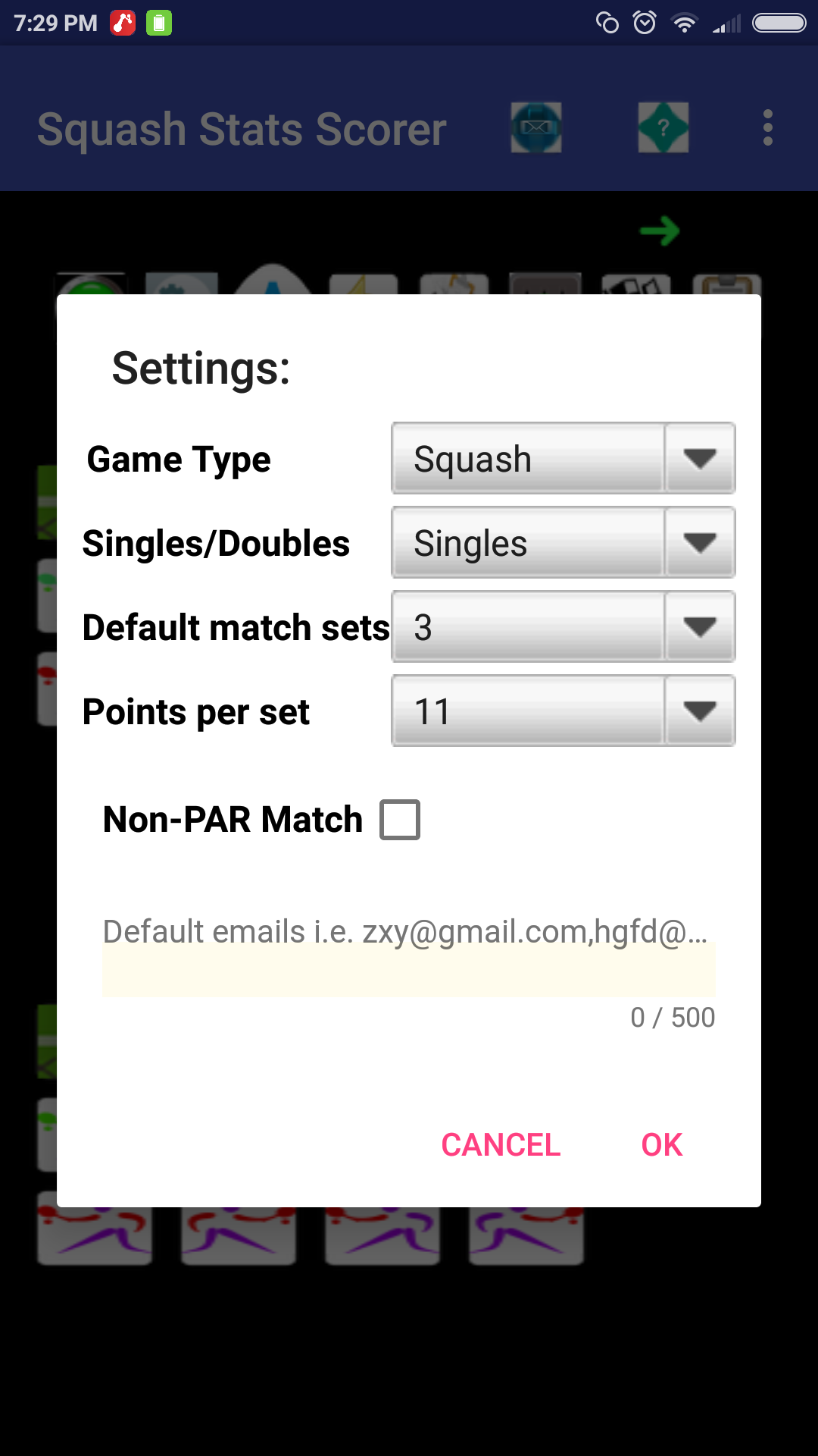 Squash Match/Stats Scorer plus online Radio, play music/videos,Sudoku,Tic-Tac-Toe games