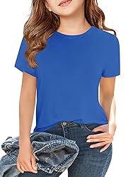 Girls Short Sleeve T Shirts Kids Summer Tops