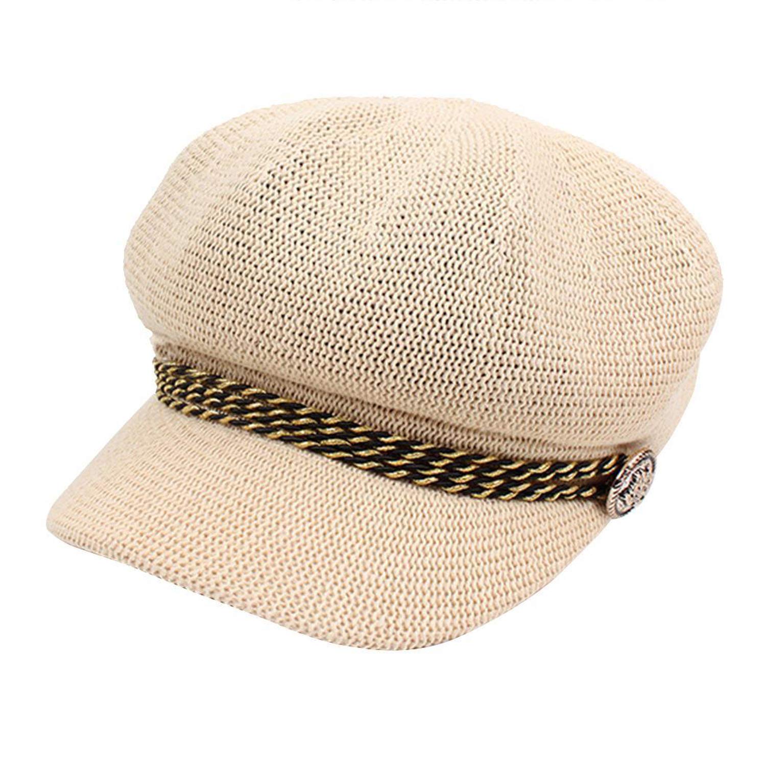 The Most Fashionable Caps Beret Street Summer Outdoor Visor Baseball Adjustable Newsboy Button Cap Rope Casual Spring Sun Hat Women Reasonable Price Www Ust Edu