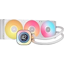 CORSAIR iCUE Link Titan 360 RX LCD Liquid CPU Cooler – 360mm AIO