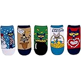 Pete the Cat Kids All Seasons Lowcut Sock Pack (5 Pair) - Fits Kids Shoe Size 9-3