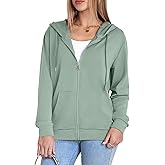 Witsmile Womens Zip Up Hoodies Long Sleeve Hooded Sweatshirts Lightweight Fall Fashion Clothes Casual Trendy Jacket