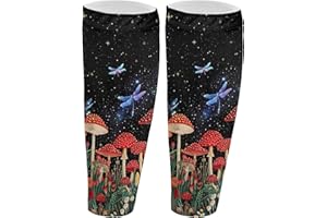 FUSRIRE Leg Compression Sleeve for Men Women 2 Pcs Leg Compression Socks Calf Support Sleeves Sports Accessories