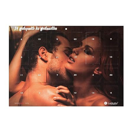 Deluxe Erotik-Adventskalender 2018 mit 24 erotischen Aufgaben für Frauen, Männer & Paare, 24 Höhepunkte bis Weihnachten