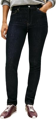 Damen Jeans Hose Pure Slim Mid Rise, Blau (Pure), 26W/28L