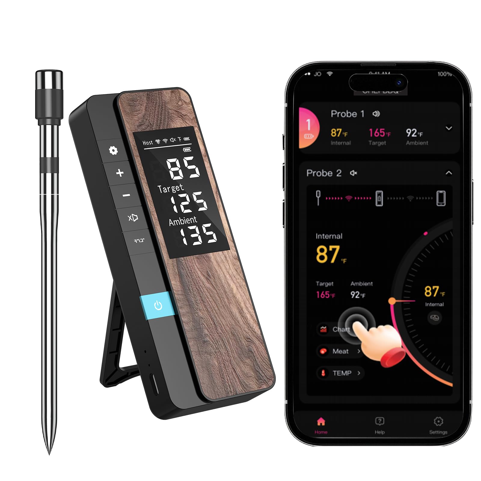 Wireless Meat Thermometer with product image 2