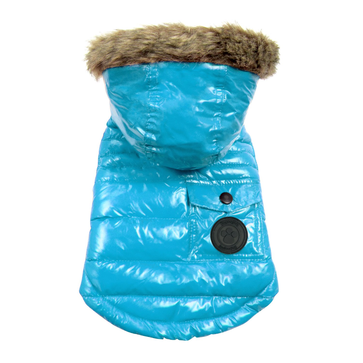 FouFou Dog Foucler Coat for Dogs, X-Small, Ocean Blue