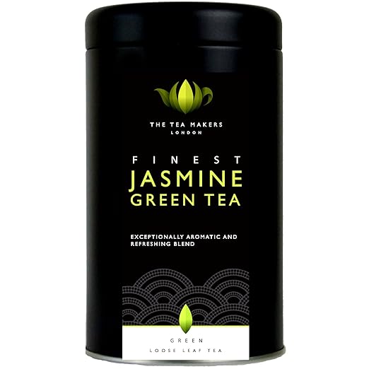 title=The Tea Makers of London Natural Chinese Jasmine Green Loose Leaf Tea 125 g