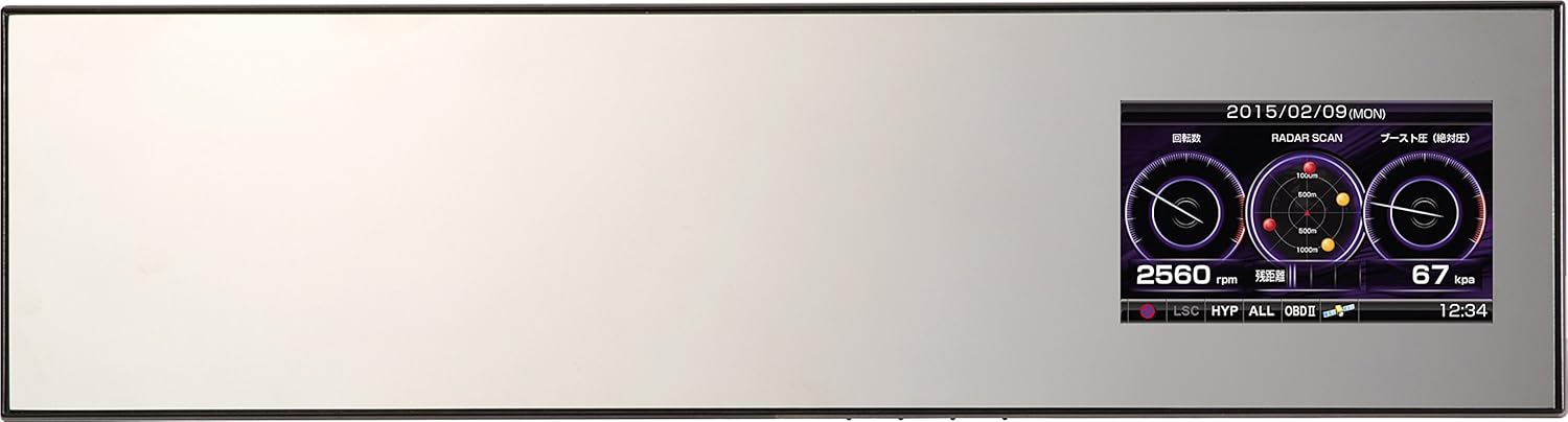 Amazon コムテック 高感度gps搭載 ミラータイプレーダー探知機 Zero 500m 車 バイク 車 バイク