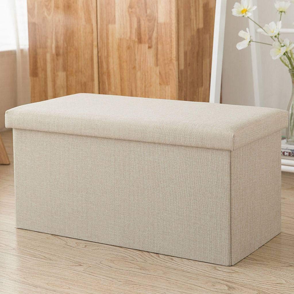 Otomanas y reposapiés Nórdico Plegable Suave Cómodo Taburete para