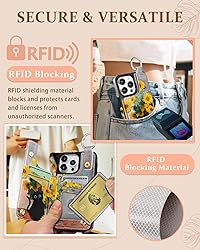 Lotadilo for iPhone 15 Pro Wallet Case with Card