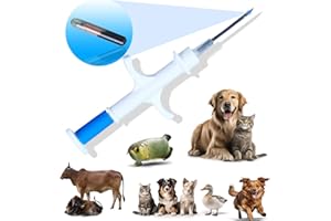 Readelly 10 Pack 1.4X8mm Microchip for Dogs and Cats Animal Identification Syringe Preload ISO 11784/11785 FDX-B Universal Standard for Pets Horse Cow Pig Management