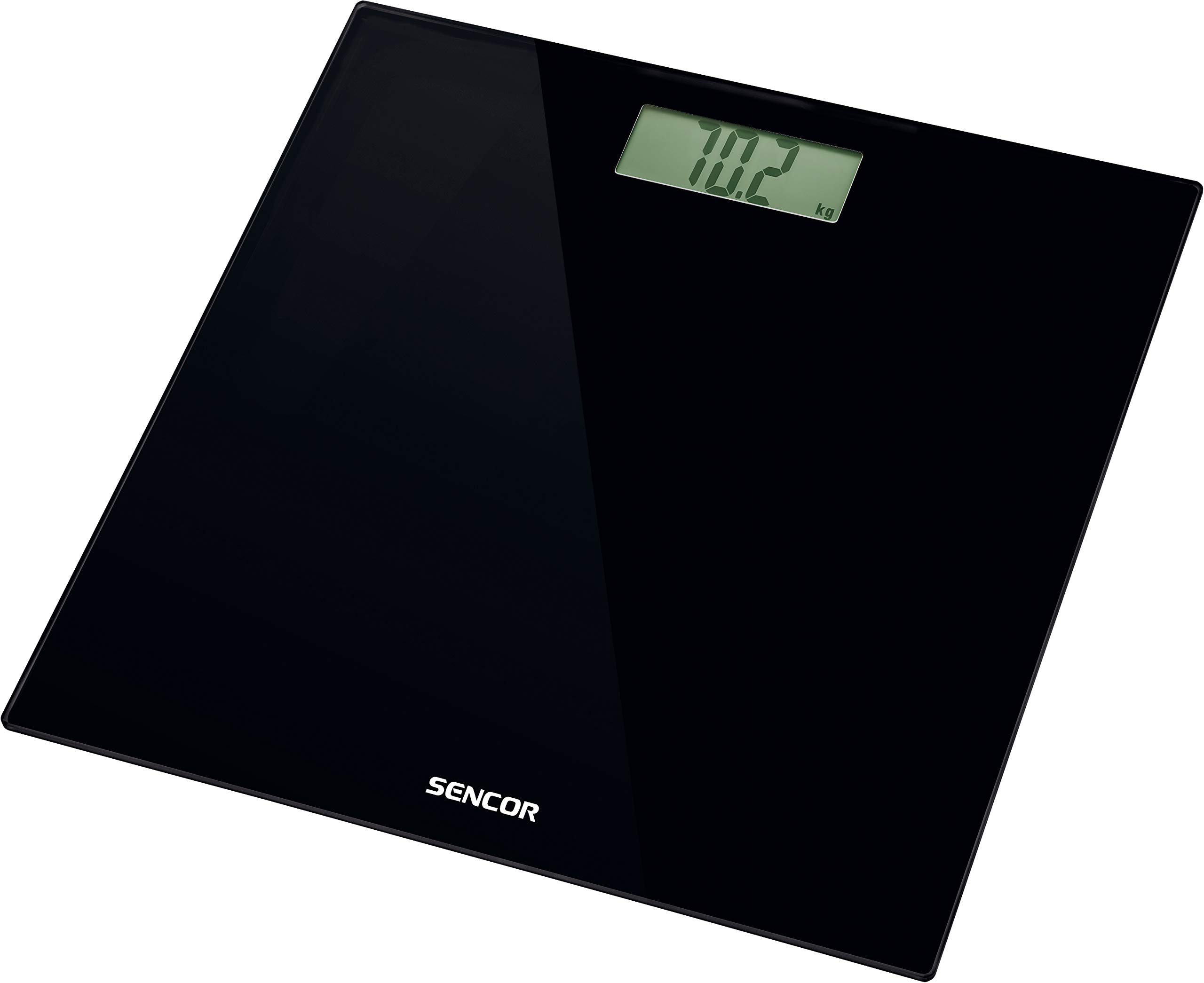 SENCOR SBS 2300BK Personal Scale Tempered Safety Glass Black